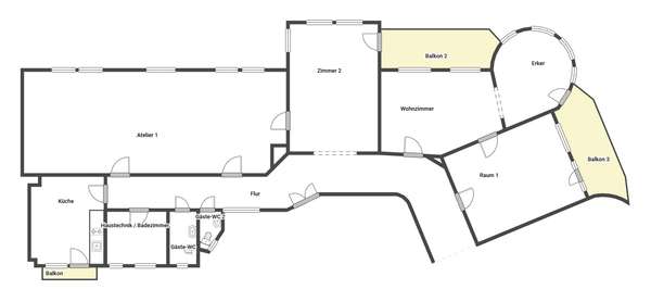  Grundriss, WE 4