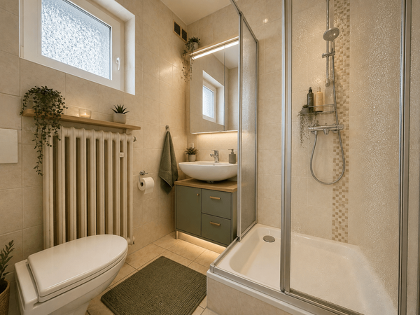 EG Bad en Suite (mit KI eingerichtet)