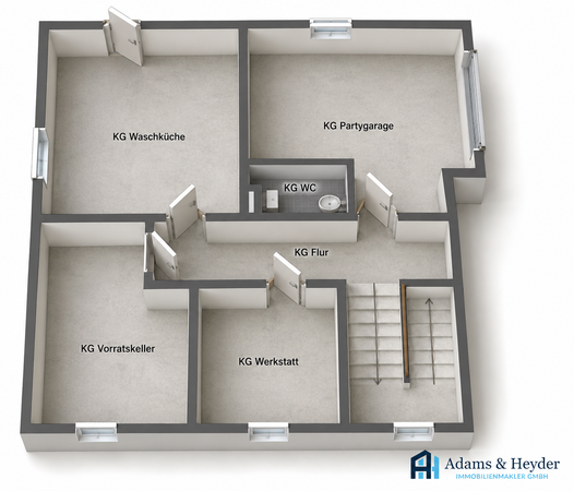3D Grundriss KG