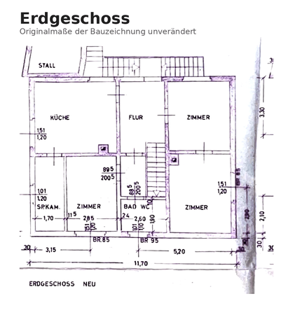 Grundriss Erdgeschoss