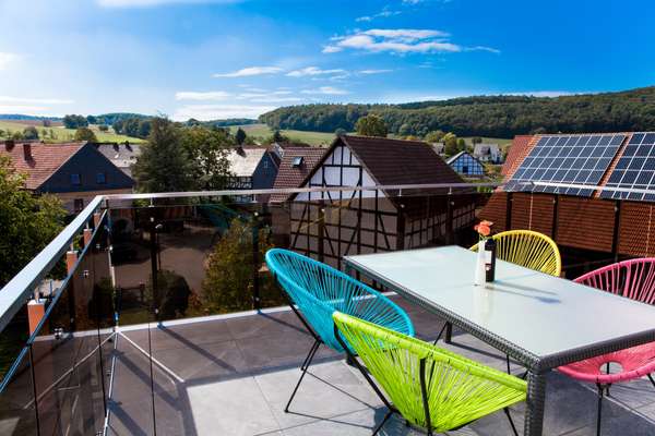 Fewo Rapunzel Dachterrasse