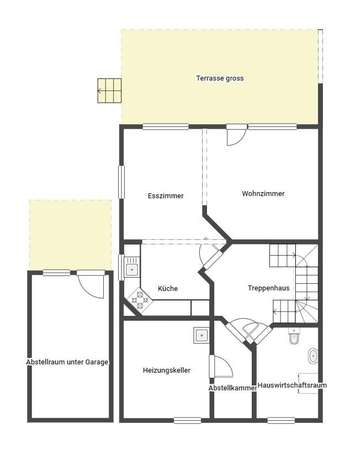 Grundriss Gartengeschoss