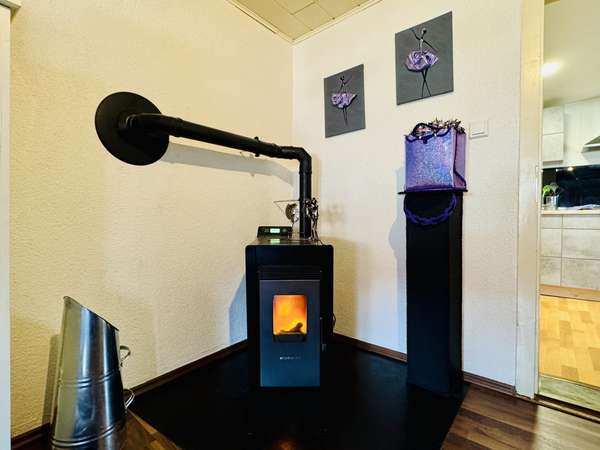 Ofen im Wohnzimmer OG