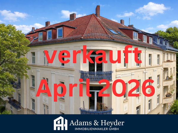 Direkt an der Goetheanlage: 2,5 ZKBB im gepflegten Altbau