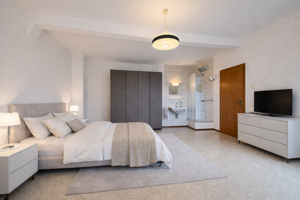 OG Schlafzimmer (KI-Einrichtungsbeispiel)