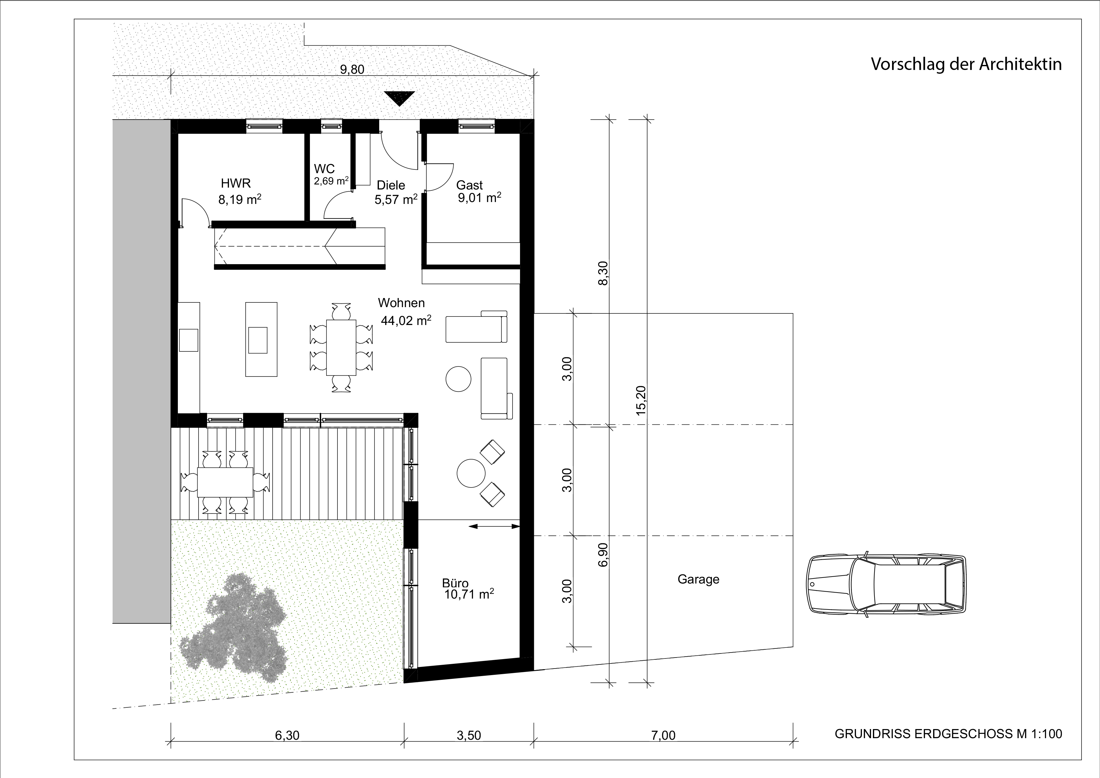 Attraktives Baugrundstück für Atriumwohnen (Dreispänner) in Dachau – Vorschaubild 7
