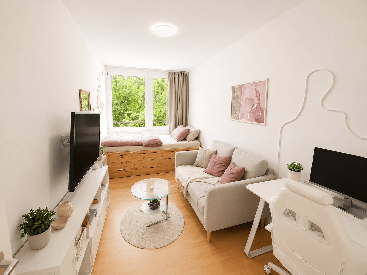 Wohnen im Grünen: Großzügige 3-Zimmer-Wohnung mit ca. 100 m² und Sonnenbalkon – Vorschaubild 6