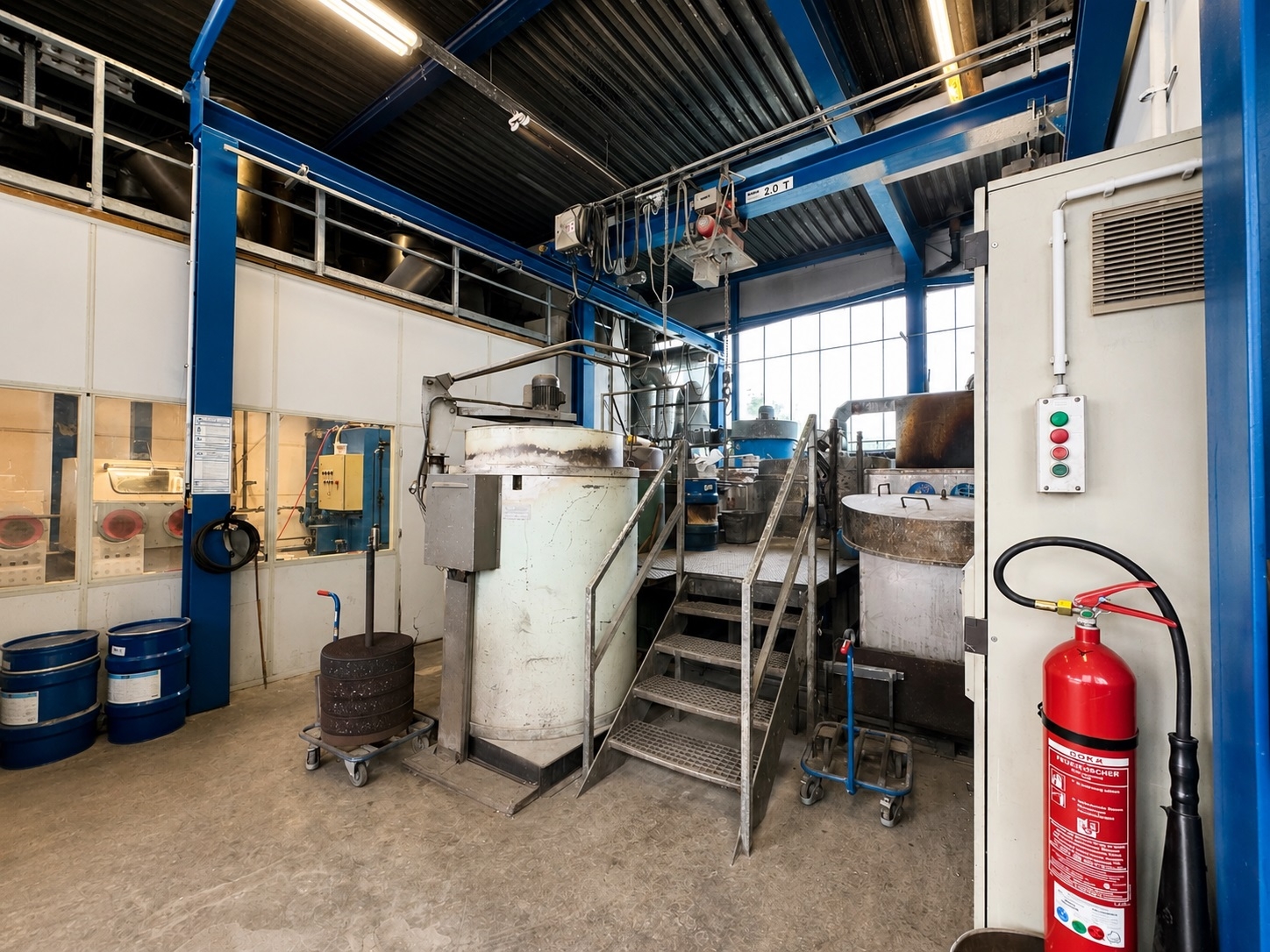Attraktive Gewerbeimmobilie mit Hallen-, Büroflächen und Betriebsleiterwohnung zu verkaufen! – Vorschaubild 12