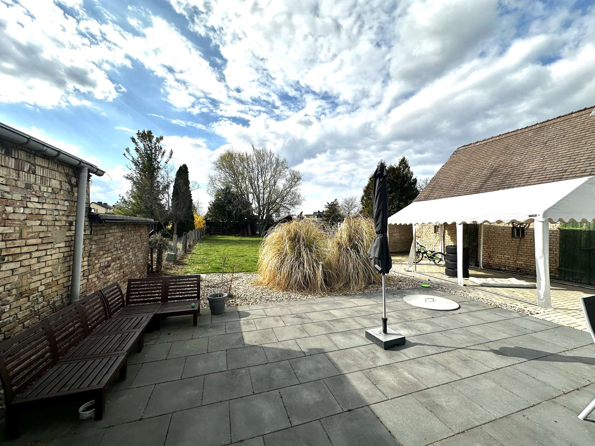 Blick zum Garten 