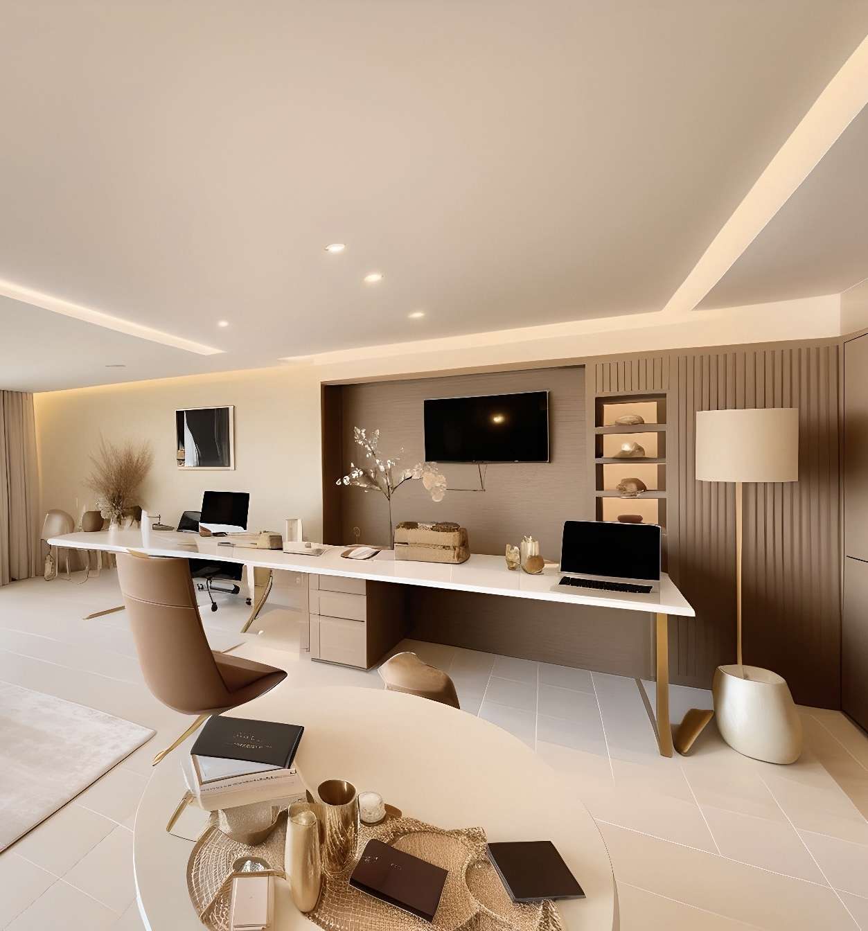 Visualisierung Büro Keller 