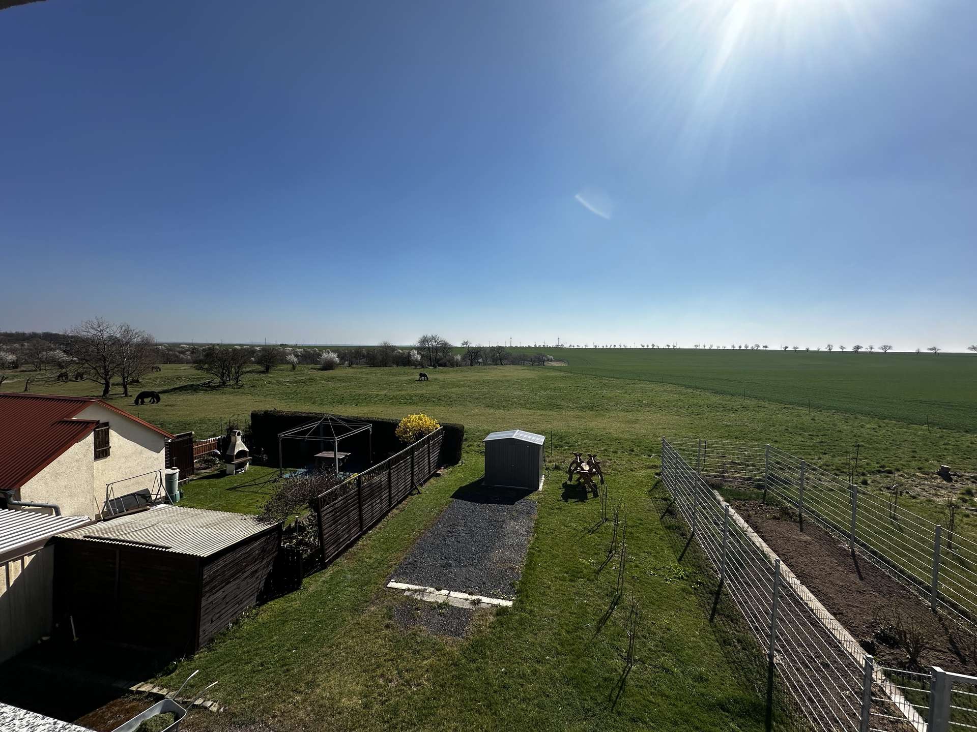 Garten und Ausblick 