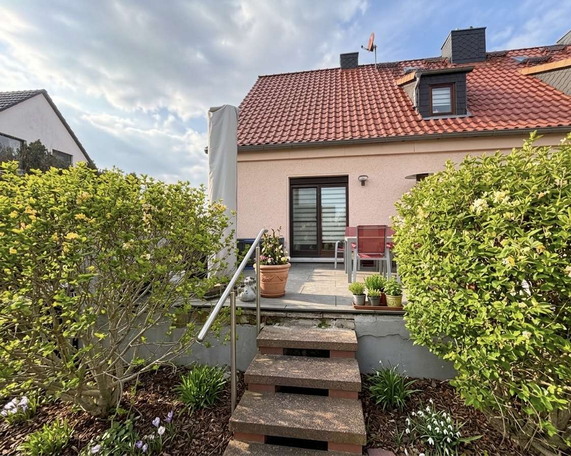 Blick zur Terrasse 