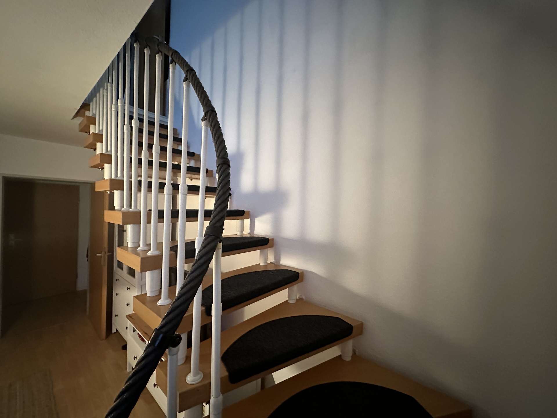 Treppe zum Dachgeschoss