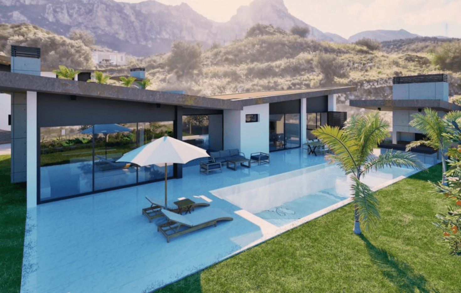 Ikonische Designvilla mit privatem Spa, Panorama-Dachterrass…