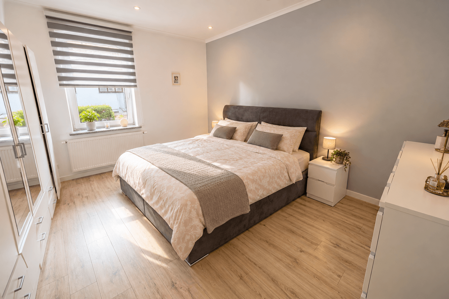 Schlafzimmer (KI modifiziert)