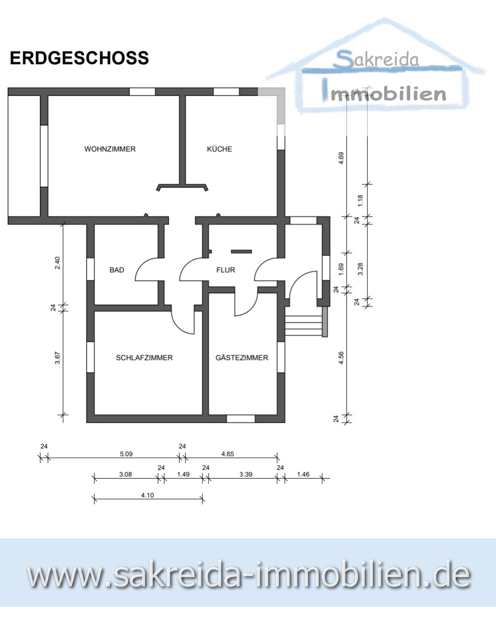 „Ihr Traumhaus in Biebergemünd – Modernisiertes Zweifamilienhaus mit Garten “ – Kauf in Biebergemünd – 19__Grundriss_Erdgeschoss_2-Familienhaus Biebergemünd_Sakreida Immobilien (19/43)