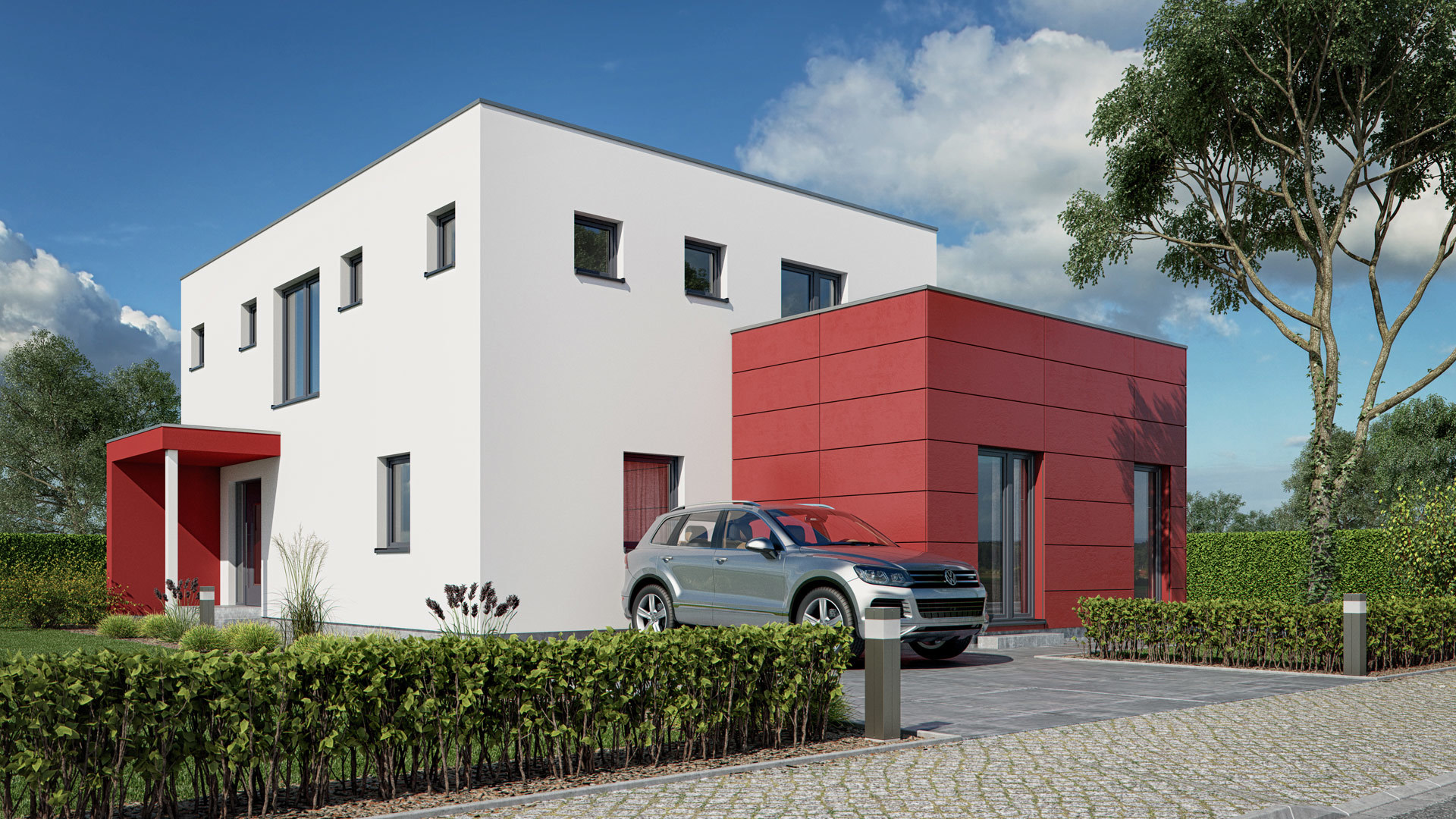 Fertighaus im Bauhausstil – Kauf in Dreieich – fertighaus-haas-s-154-d-1 (2/13)