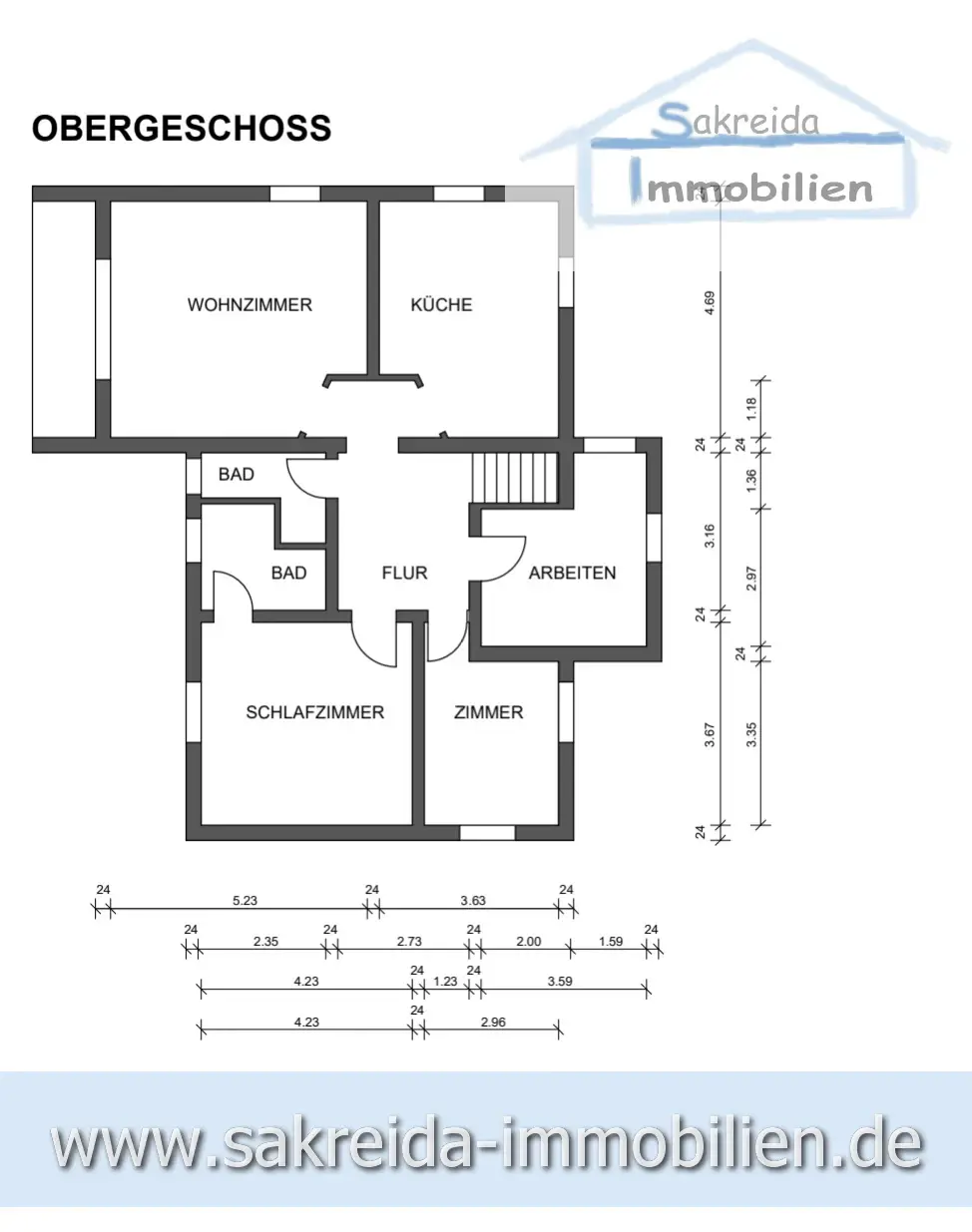 „Ihr Traumhaus in Biebergemünd – Modernisiertes Zweifamilienhaus mit Garten “ – Kauf in Biebergemünd – 20__Grundriss_Obergeschoss (40/43)