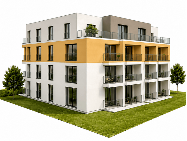 Lage der Wohnung im 2. Obergeschoss