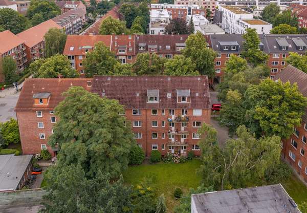 Luftaufnahme Innenhof und Ensemble