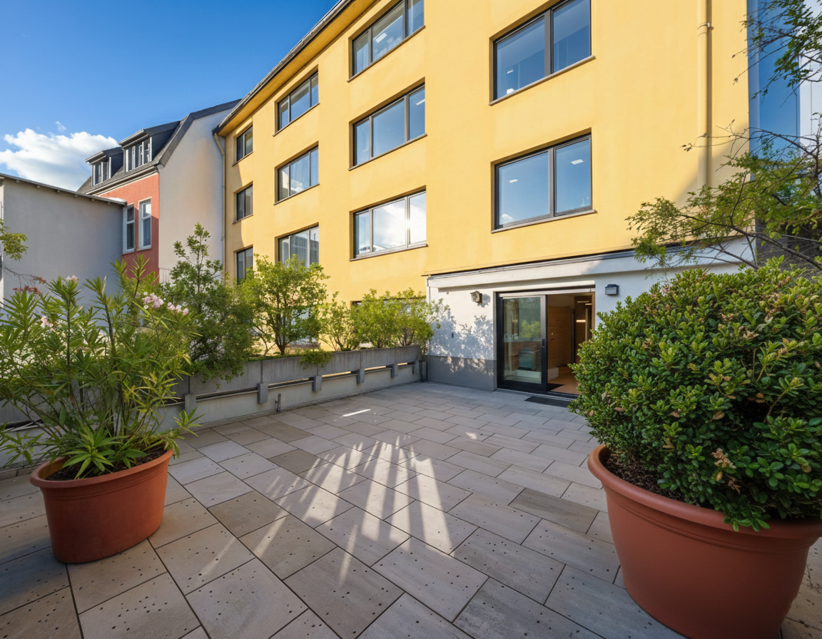 Wohnung Duisburg: Seltenes Raumangebot: 6 Zimmer, XXL-Terrasse, 3 Garagen