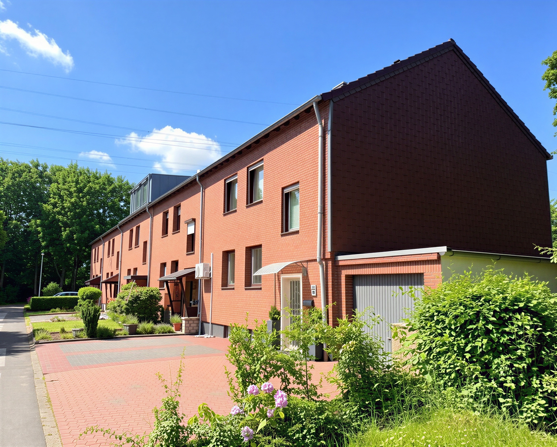 Reihenendhaus Duisburg: Viel Platz für die ganze Familie, Reihenendhaus mit Traumgarten, Terrasse und 3 Garagen