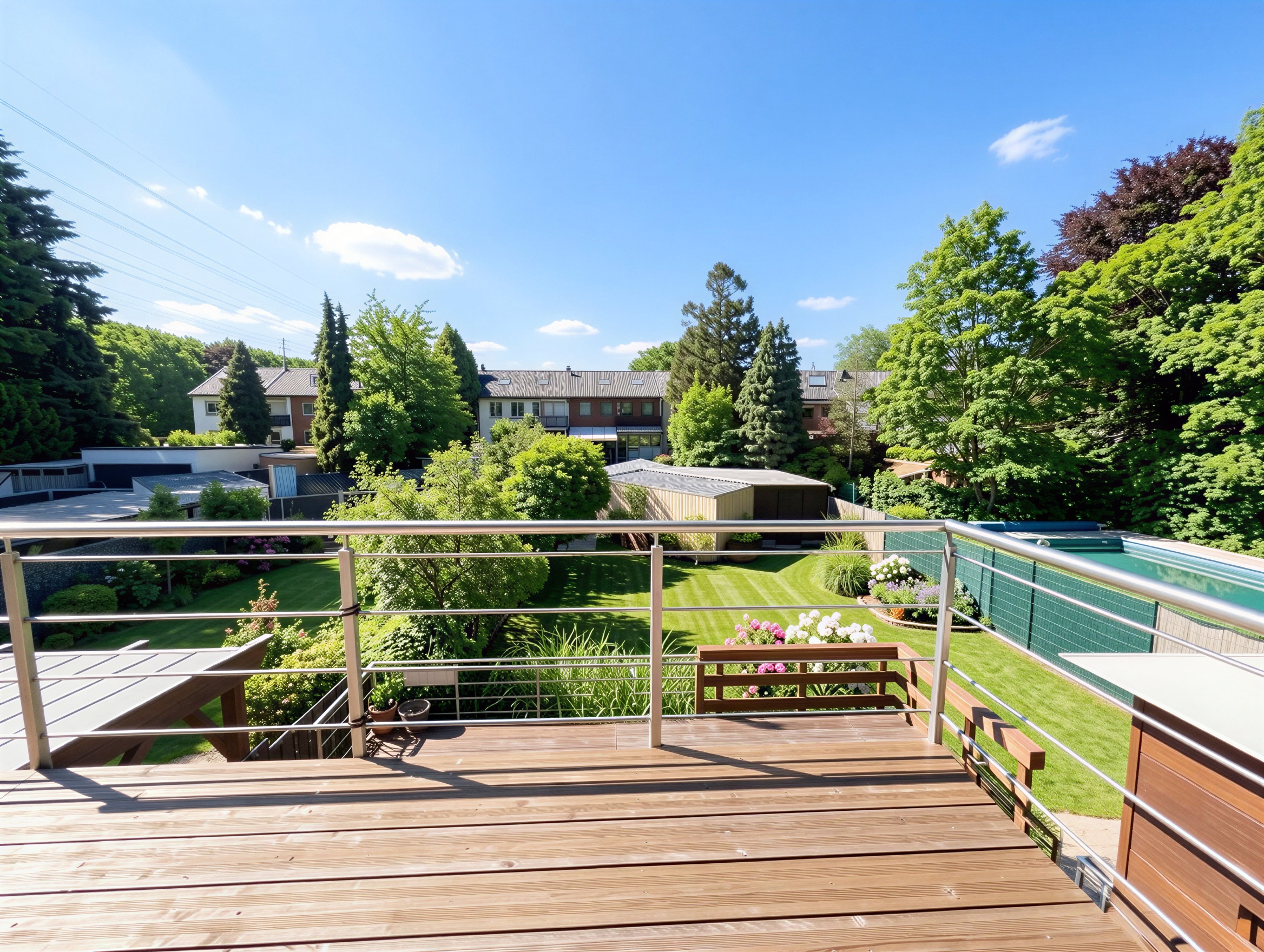 Viel Platz für die ganze Familie, Reihenendhaus mit Traumgarten, Terrasse und 3 Garagen - Bild 4