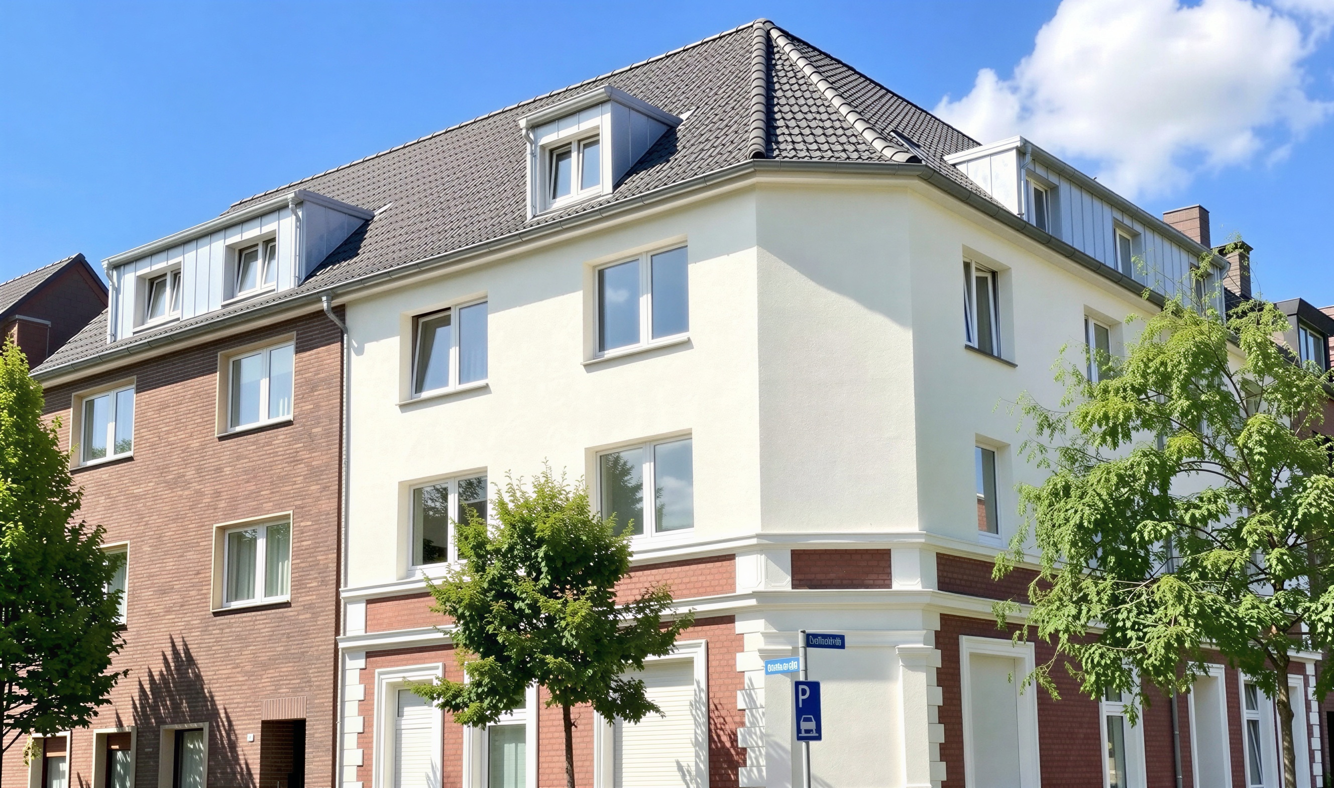 Mehrfamilienhaus Oberhausen: Bestandsstarke Kapitalanlage:  MFH in Ecklage 2 Häuser als wirtschaftliche Einheit.