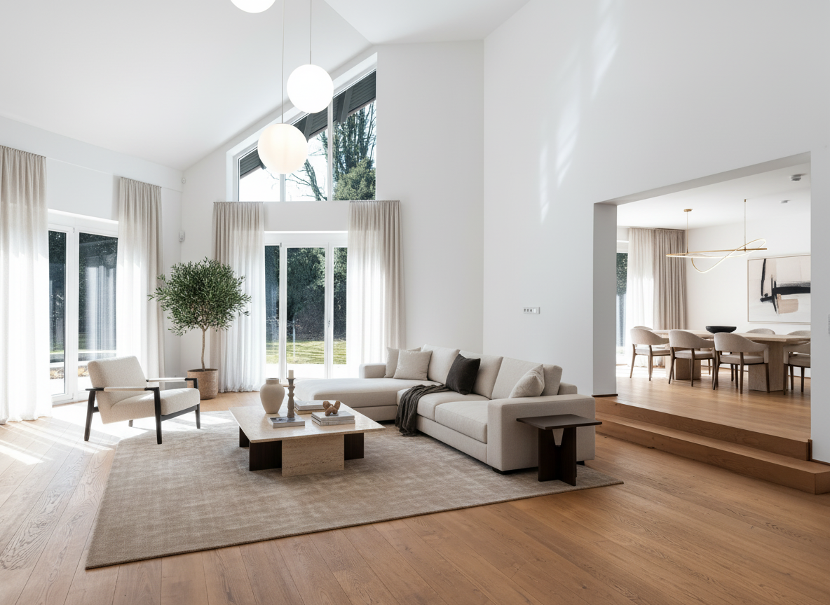 Design trifft Großzügigkeit. Luxuriöse Villa mit Pool. - Foto 1