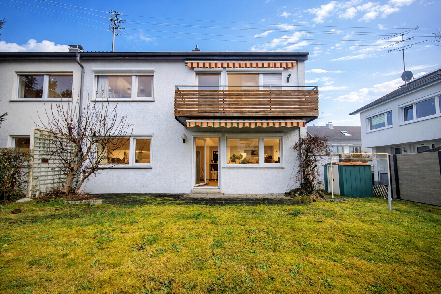 Ansicht Gartenseite - Vorher