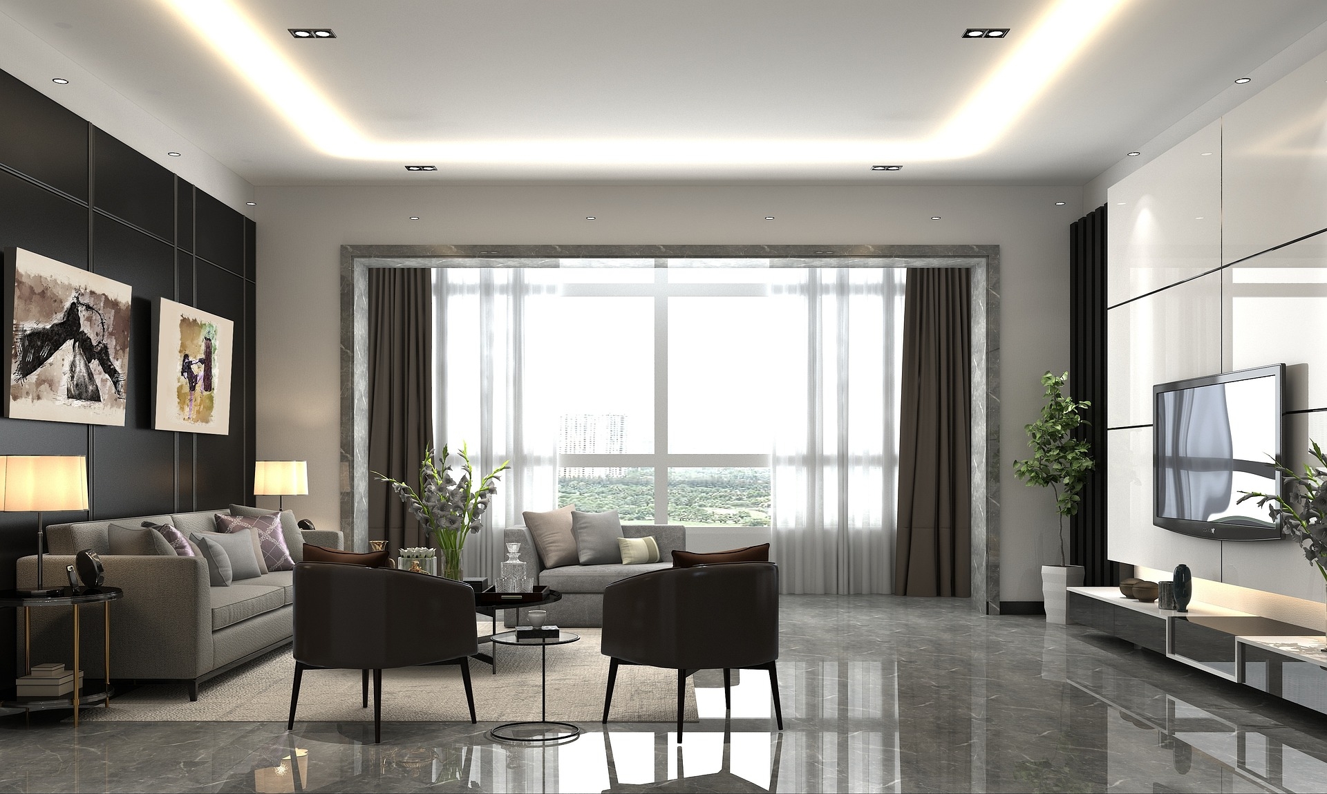 NEUBAU - PENTHOUSE - KöLN RODENKIRCHEN - SECRET SALE – VERKAUF - Wohnzimmer
