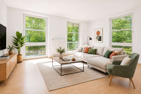 2-Zi.-Wohnung in Woltersdorf: 62,7 m², 1.OG, Balkon, bezugsfrei, ruhige Lage, Stellplatz