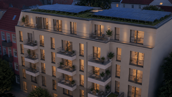 Neubau Apartment im Nibelungenkiez, Kapitalanlage mit Erstvermietungsgarantie, Balkon, Einbauküche