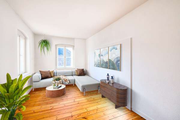 3 Zi.-Etagenwohnung in Schöneberg mit großem Dachboden: 85m², 4.OG, bezugsfrei, 2019 saniert