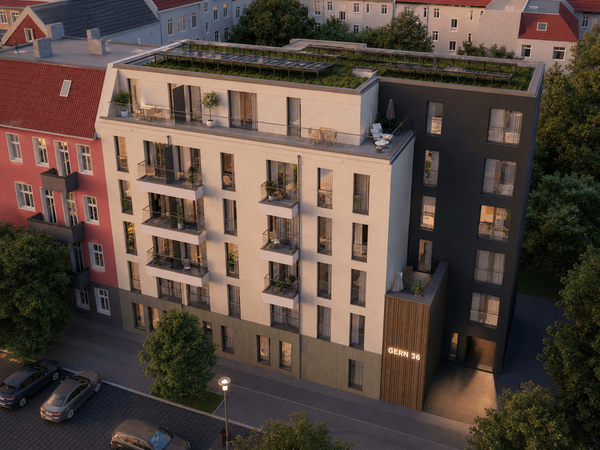 Neubau Apartment im Nibelungenkiez, Kapitalanlage mit Erstvermietungsgarantie, Einbauküche