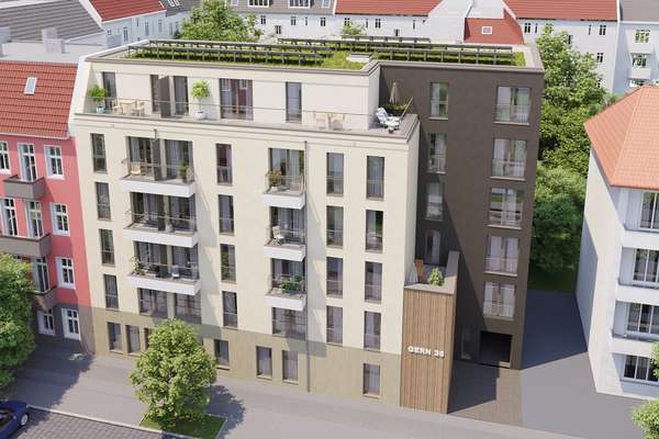 Neubau Apartment im Nibelungenkiez, Kapitalanlage mit Erstvermietungsgarantie, Einbauküche