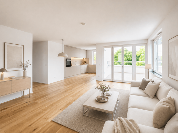 Penthouse in Pankow-Wilhelmsruh: 119 m², 4 Zimmer, Erstbezug, gr. Dachterrasse, Aufzug, ruhig, grün