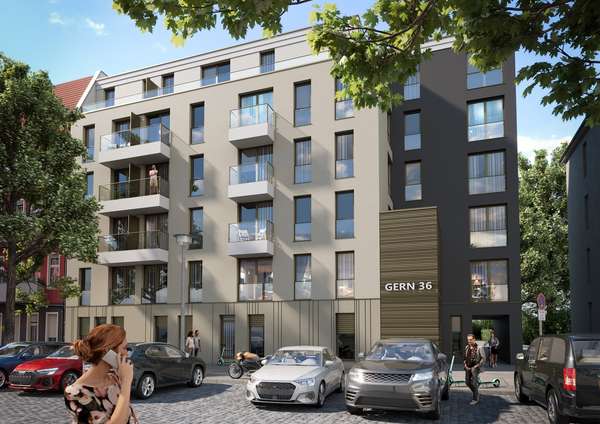 Neubau Apartment im Nibelungenkiez, Kapitalanlage mit Erstvermietungsgarantie, Balkon, Einbauküche