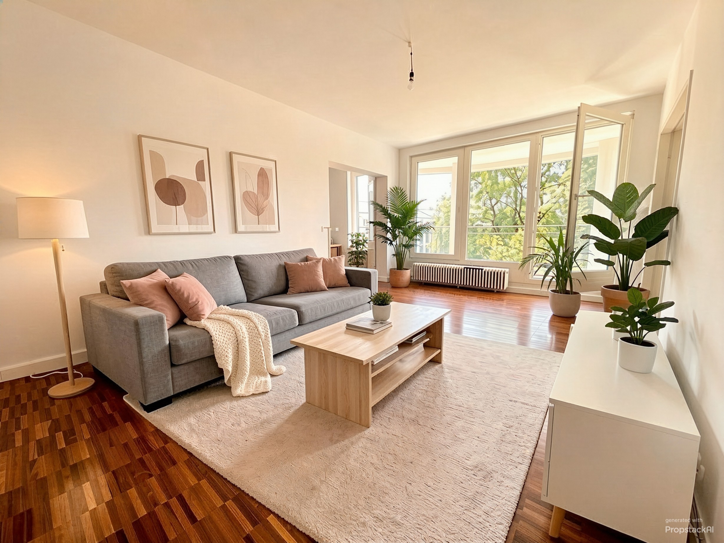 Außergewöhnliche 3-Zimmer-Wohnung mit Südwest-Balkon und Blick ins Grüne – mitten in Kreuzberg