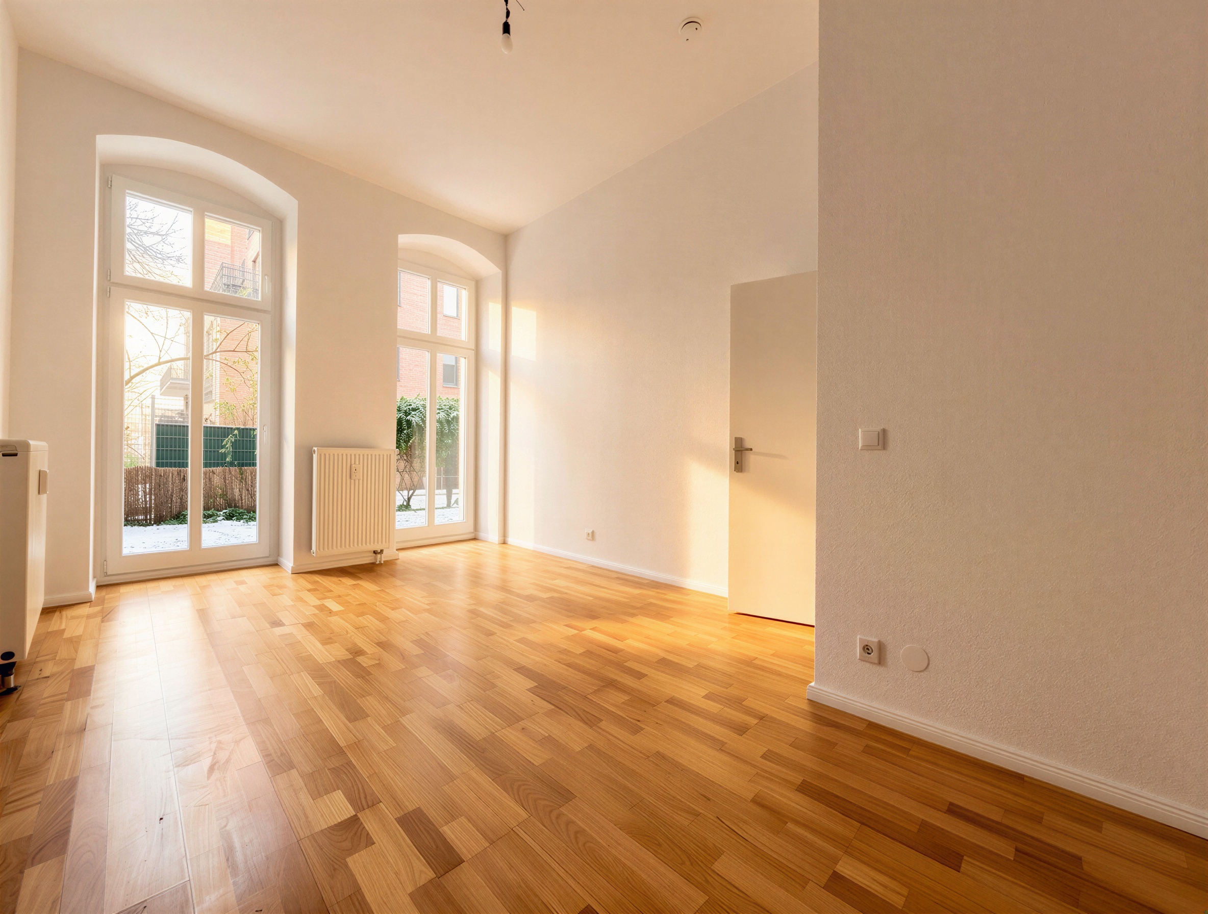 Attraktive 2-Zimmer-Wohnung mit Terrasse & Garten in ruhiger Hinterhauslage