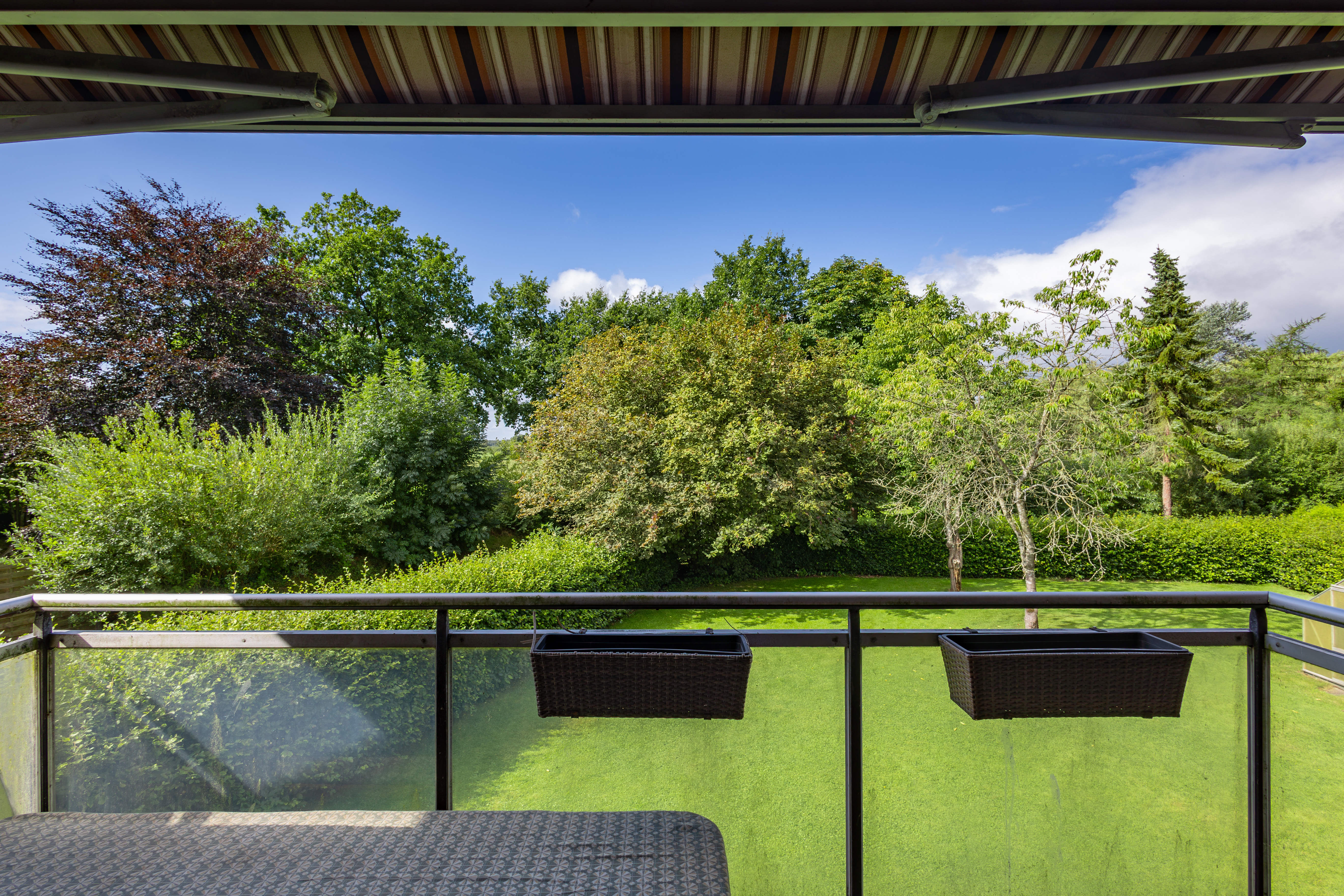 Blick vom Balkon