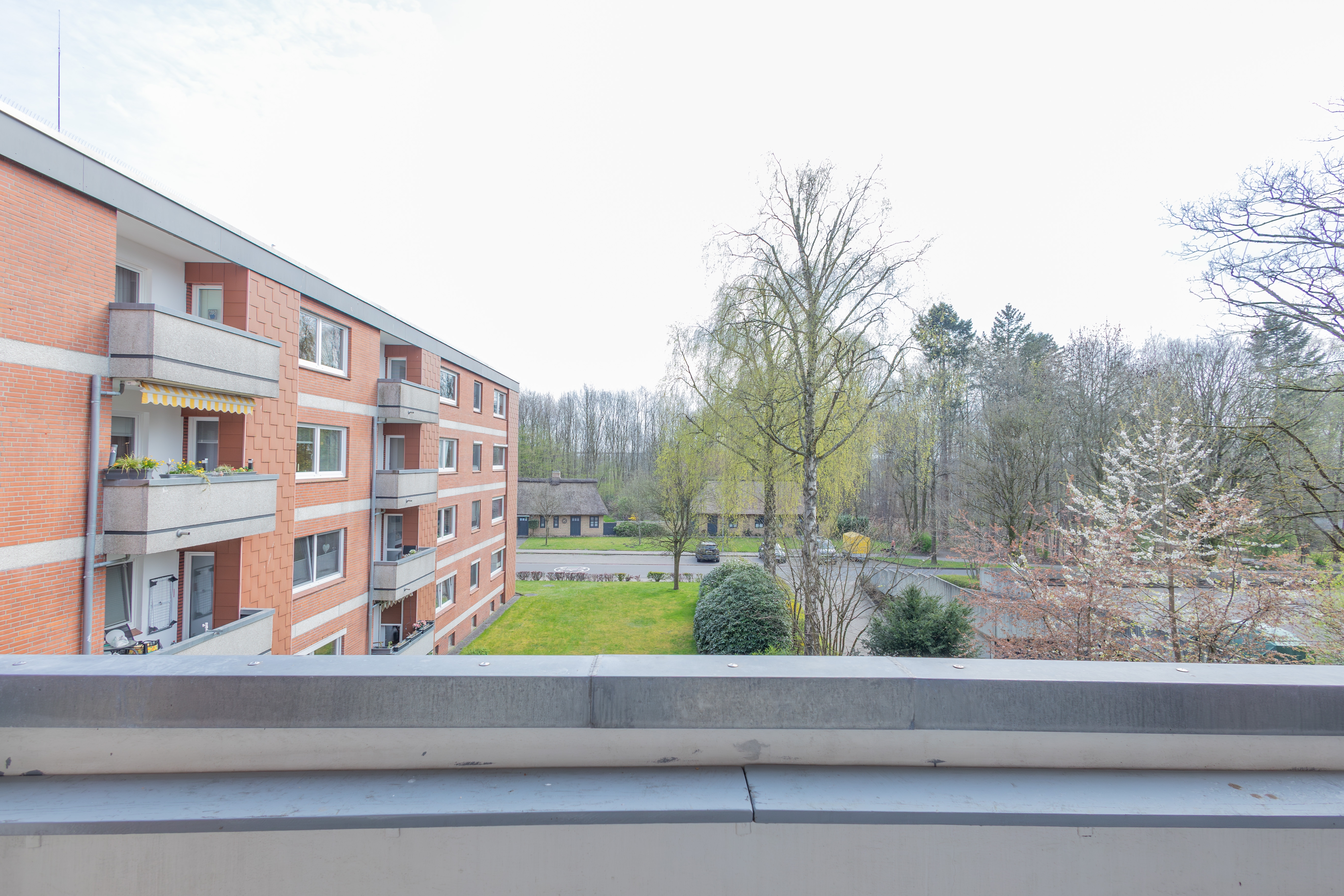 Blick vom Balkon