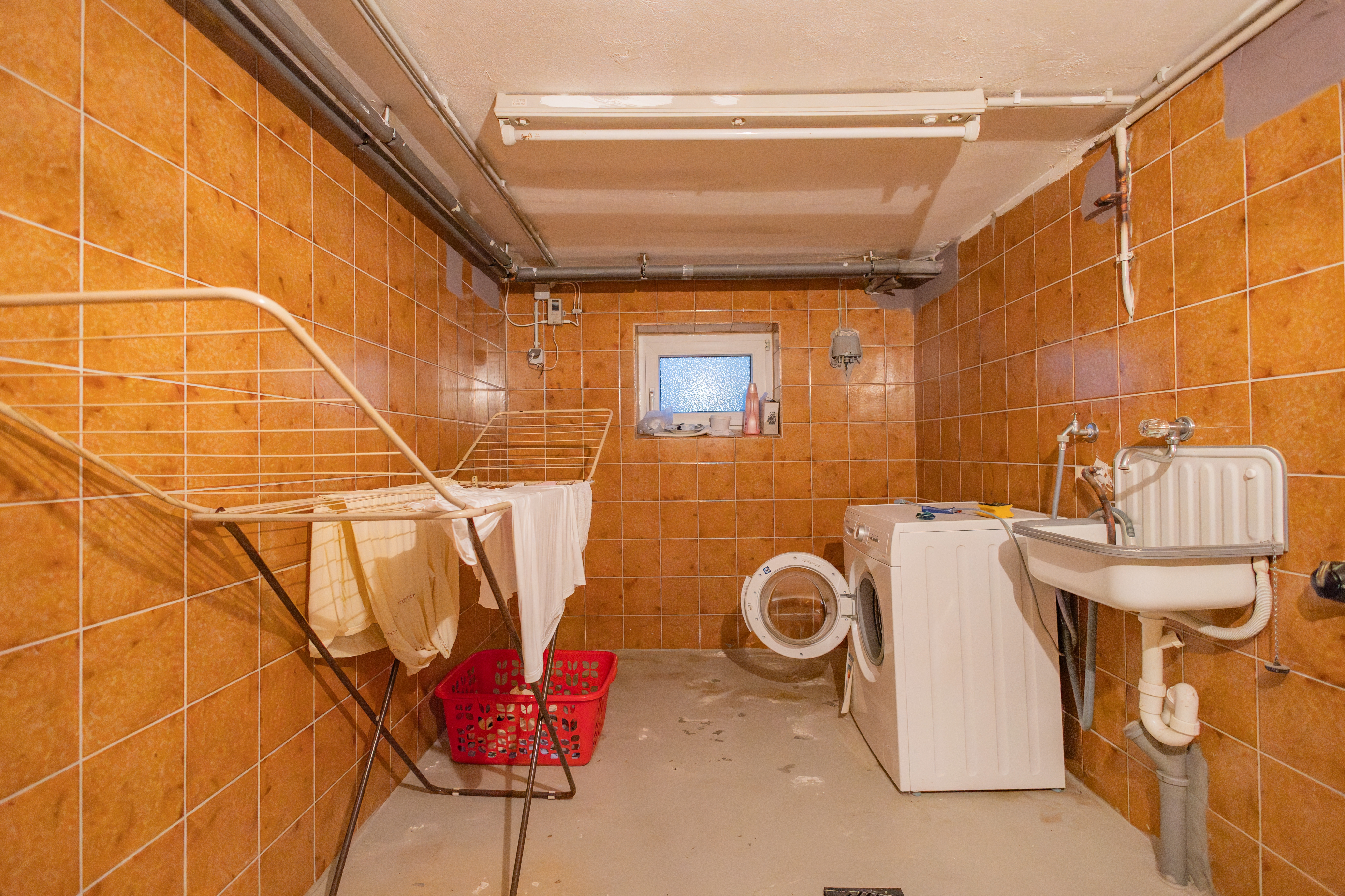 Hauswirtschaftsraum im Keller