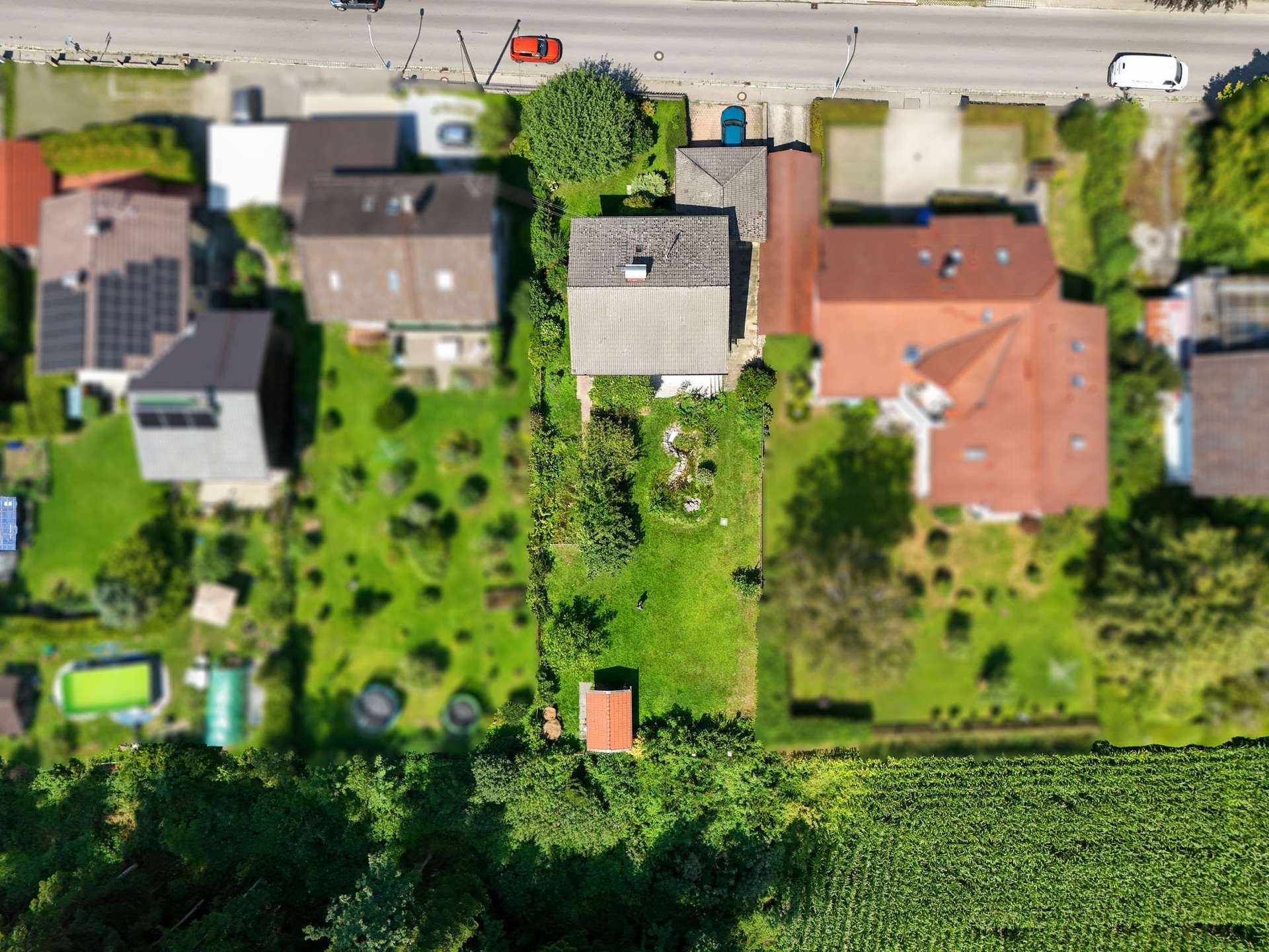 Ansicht von oben 