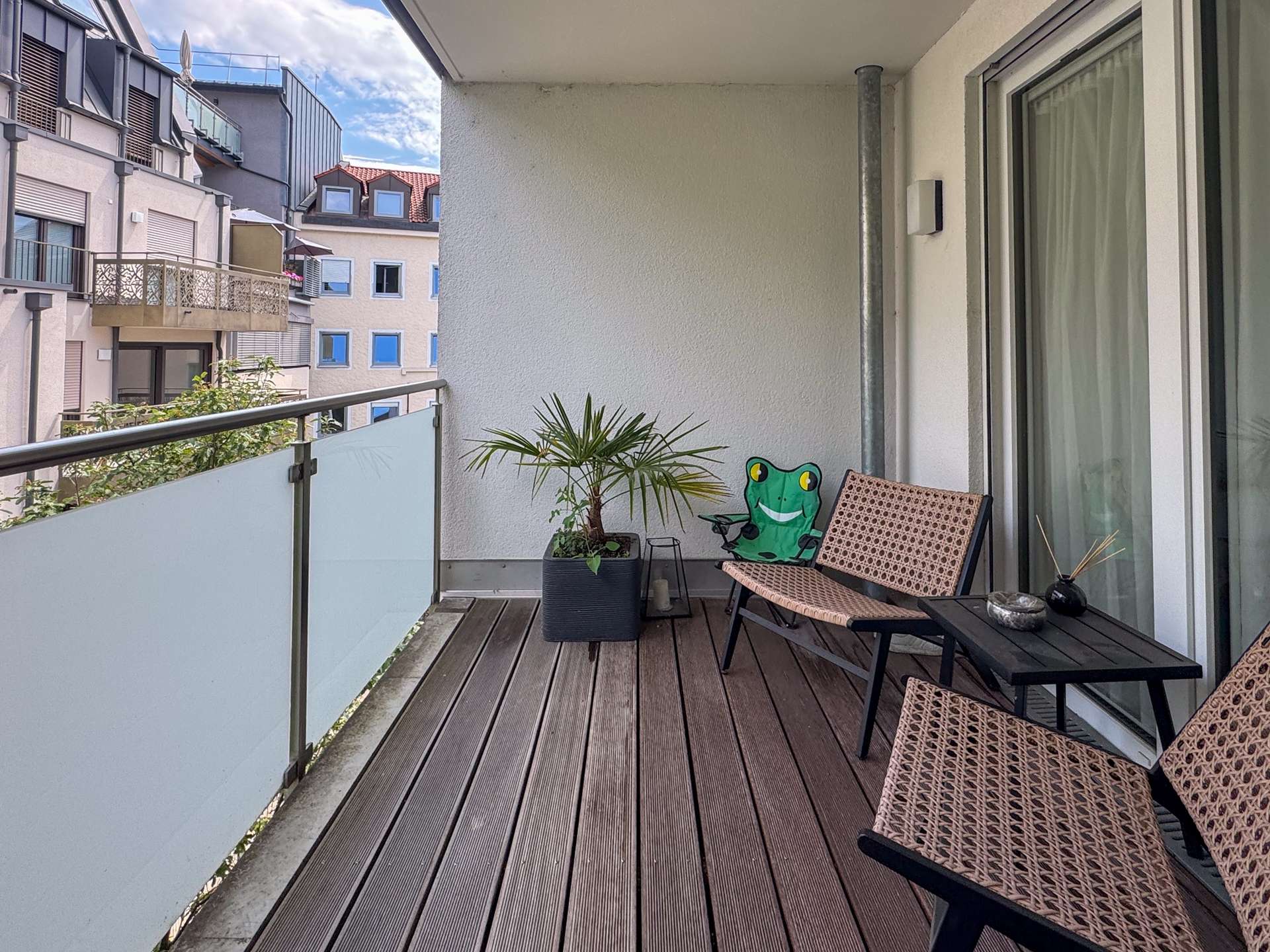 überdachter Balkon 