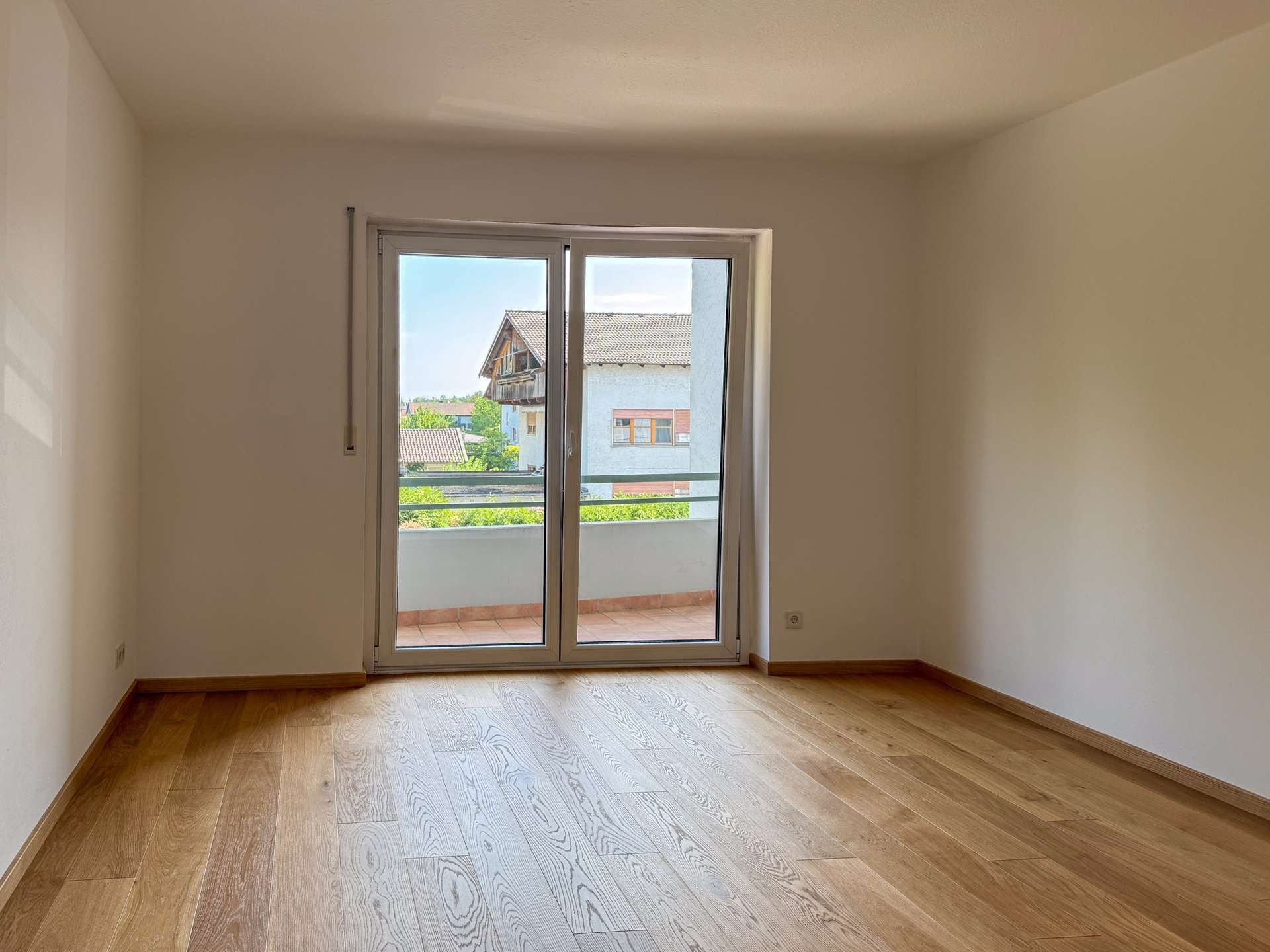Schlafzimmer mit Balkon