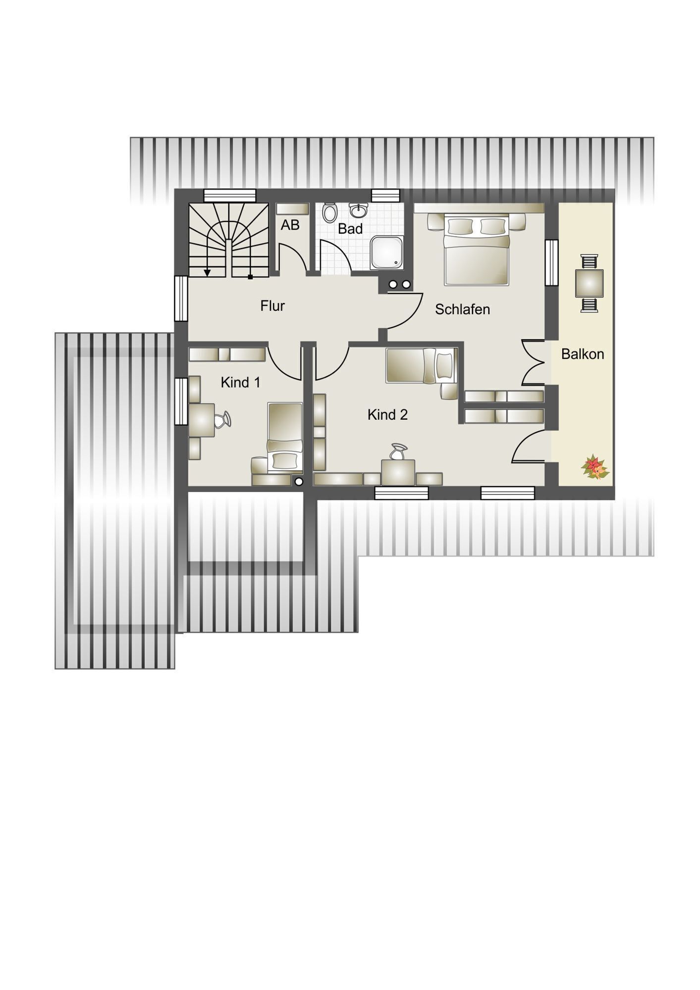 Grundriss Dachgeschoss
