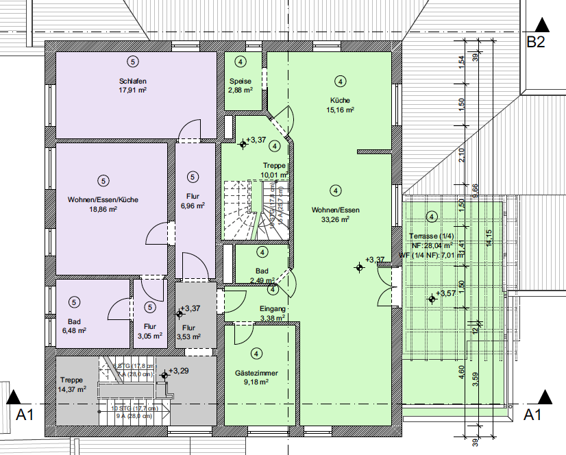 Grundriss 1. Obergeschoss