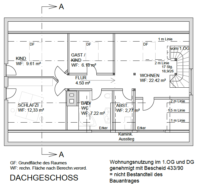 Grundriss Dachgeschoss
