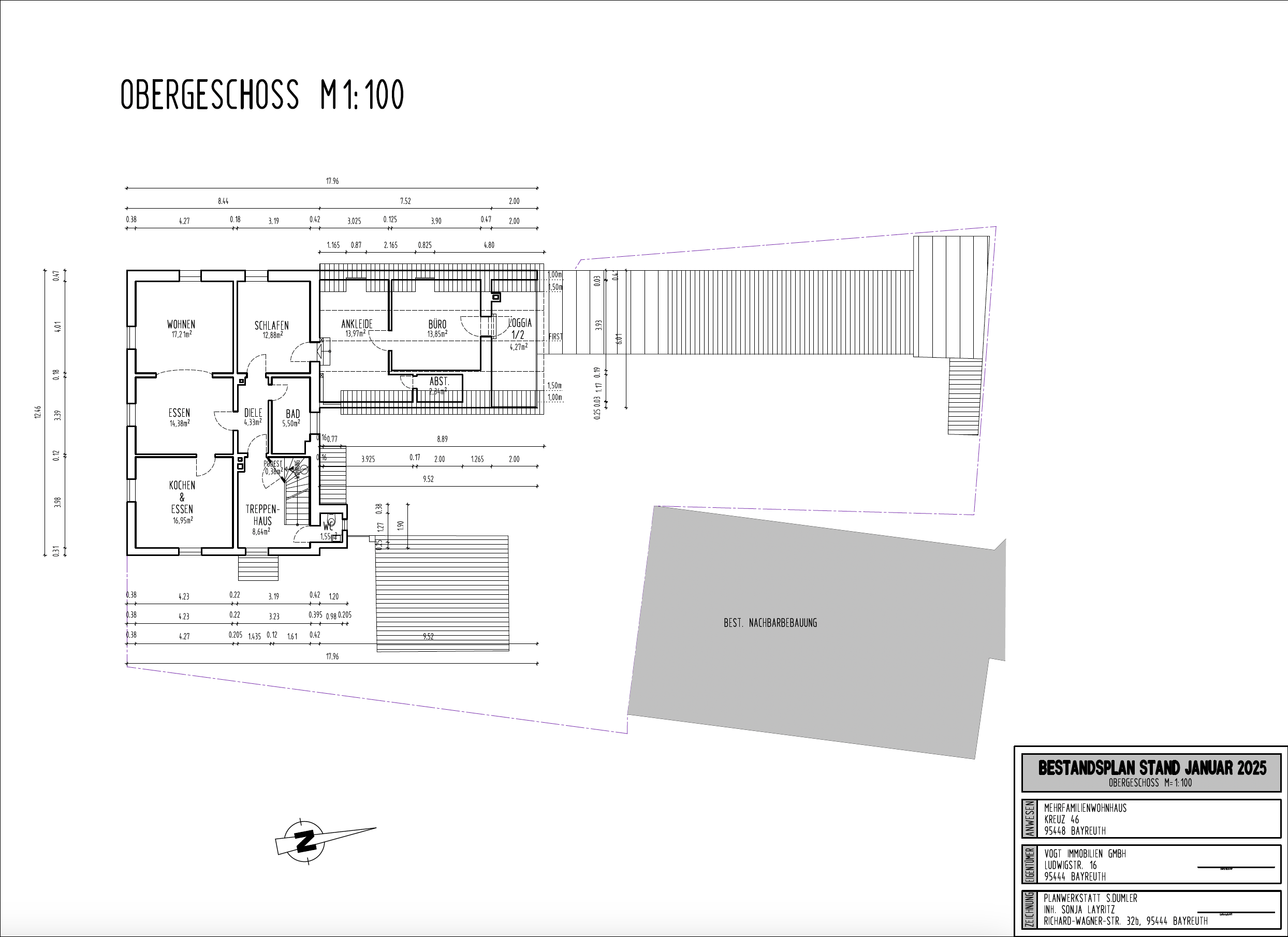 Grundriss 1. Obergeschoss
